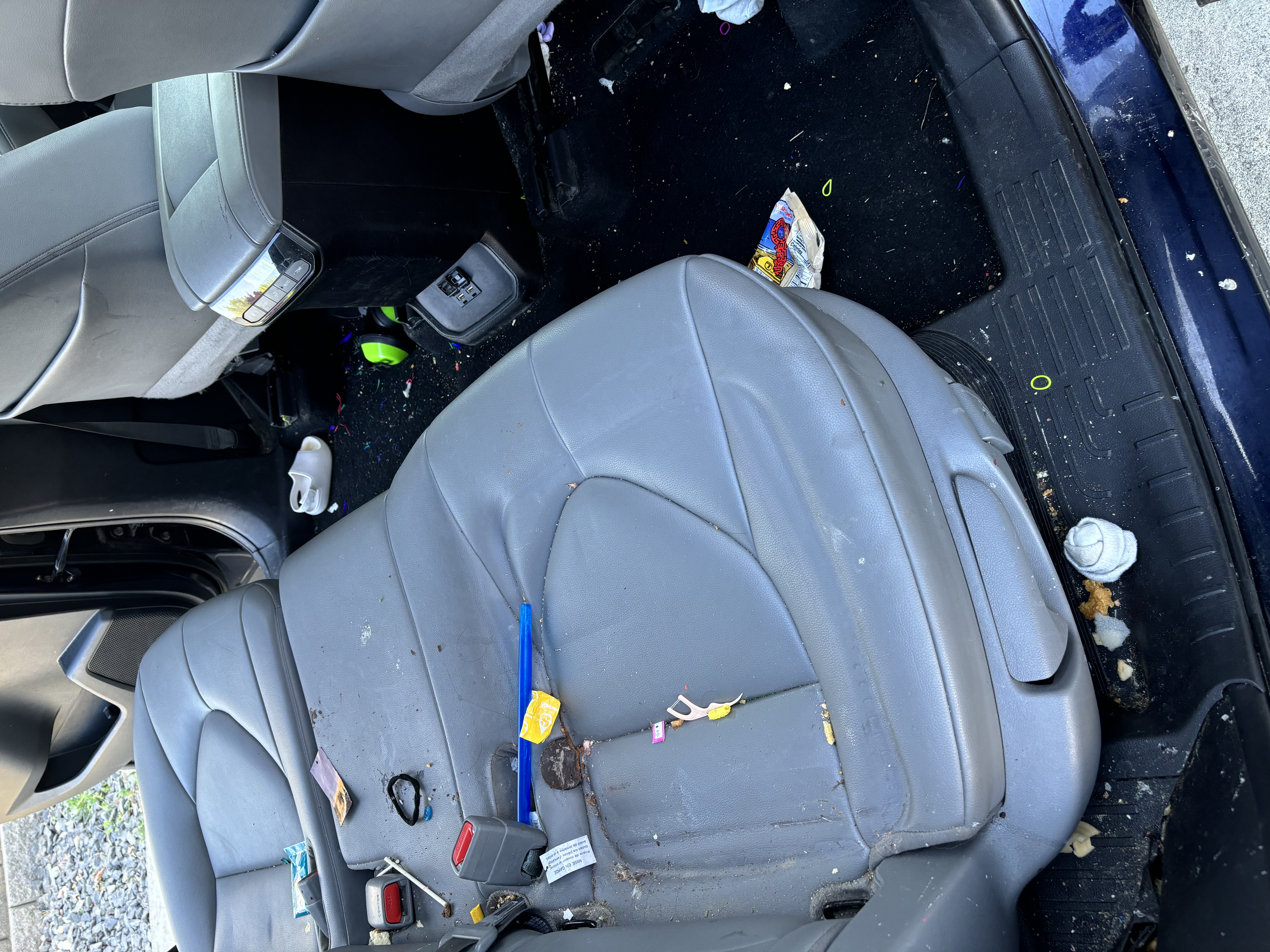 Interior before cleaning